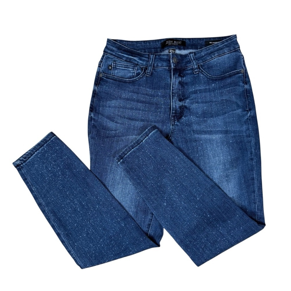 Judy Blue Relaxed Fit Splatter Jeans Size 5